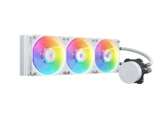 Cooler Master MasterLiquid ML360L ARGB V2 CPU Liquid Cooler Support Intel & AMD CPU Socket - White 